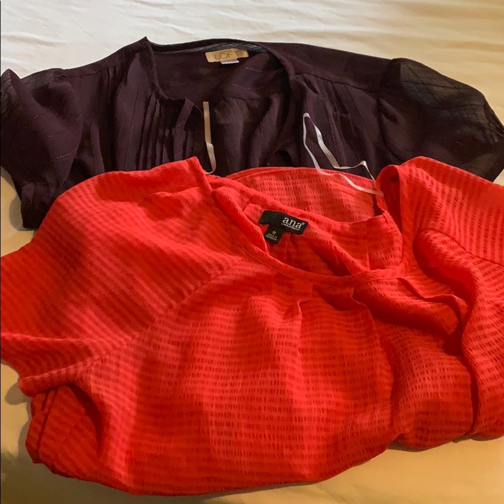 Two pair of tops